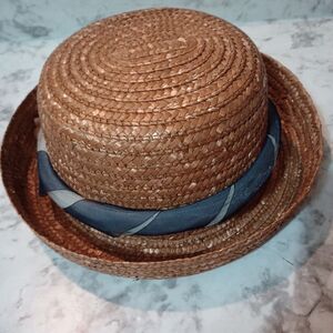 Visière En Paille Liz Claiborne Beige - Occasion Pour Femme